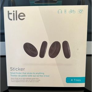 Tile sticker tracker. 4 pack. New unopened package. Waterproof. 3 Year battery.